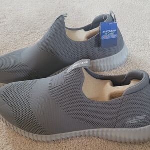Skechers Gray Slip-On Sneakers
